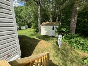 Shed rear